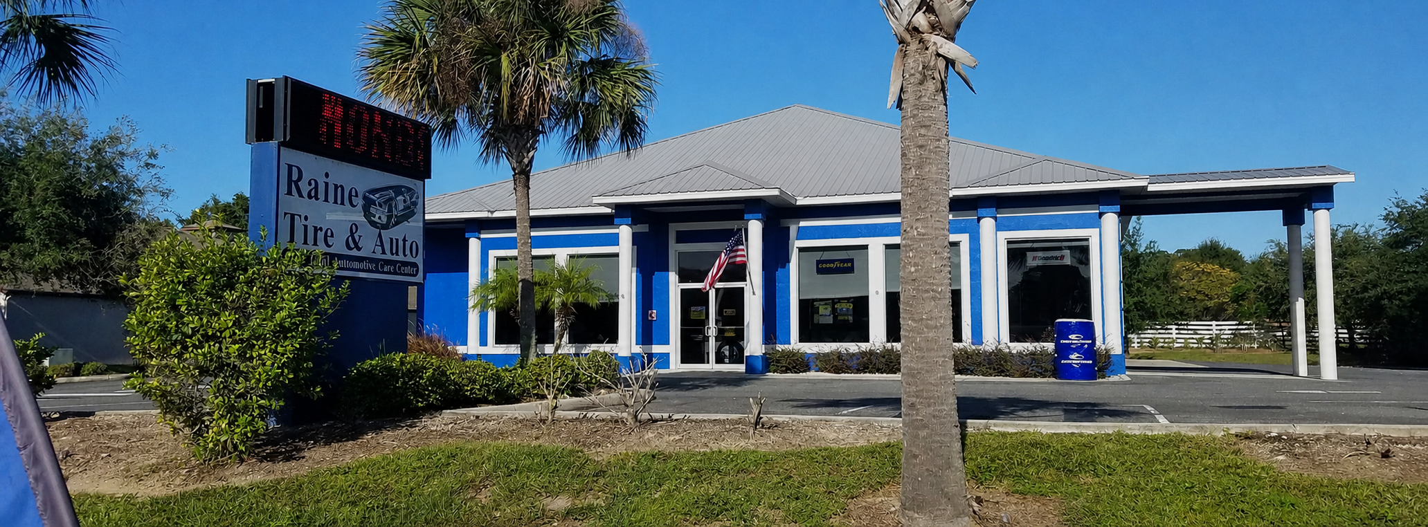 Raine Tire and Auto shop in Tavares, Florida